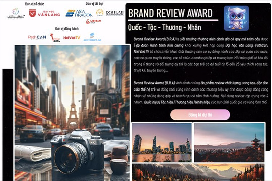 Công bố giải thưởng Brand Review Award 2023-2024