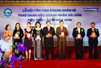 Đêm tôn vinh doanh nhân và trao danh hiệu Doanh nhân Sài Gòn tiêu biểu lần IV – 2008