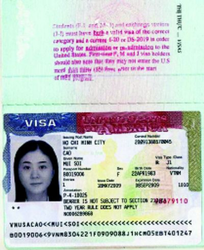 Visa du học tại Mỹ