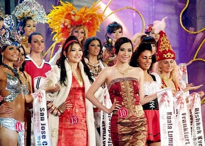 Vũ Hoàng Điệp đăng quang Người đẹp quốc tế 2009