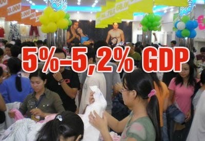 Sức tiêu thụ nội địa tăng góp phần tăng trưởng GDP