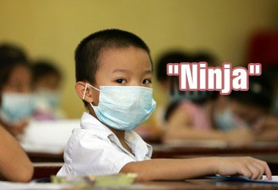 Chùm ảnh: “Ninja” đến trường