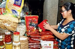 Góc chợ Hàn Quốc 