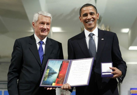 Obama chính thức nhận giải Nobel Hòa bình