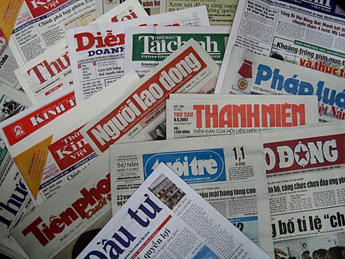 Bảng xếp hạng top 100 báo chí của 4 International Media & Newspapers.