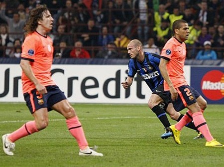 Khuất phục Barcelona, Inter rộng đường vào chung kết