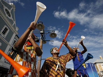 Cuồng với kèn Vuvuzela 