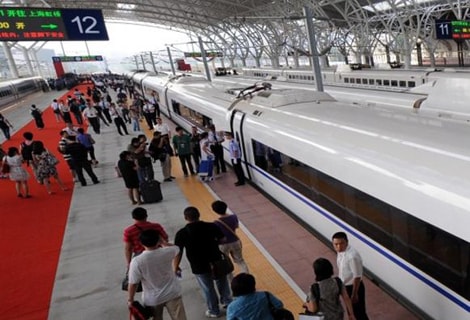 Trung Quốc khai trương tuyến tàu cao tốc 350 km/giờ