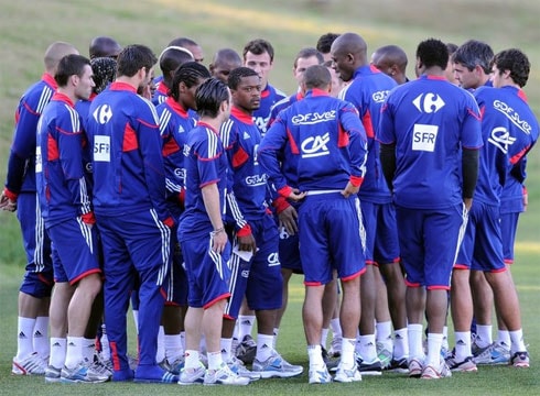 Toàn bộ ĐT Pháp dự World Cup 2010 bị “xóa sổ”