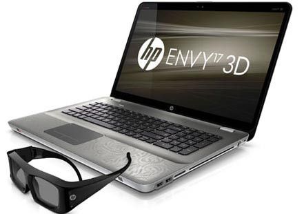 HP, Sony chạy đua trình làng laptop 3D đầu tiên