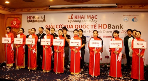 Khai mạc Giải cờ vua quốc tế HDBank 2011