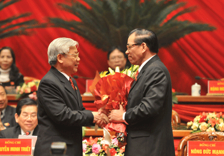 Ông Nguyễn Phú Trọng đắc cử Tổng bí thư 