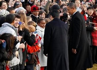 Con gái Obama thực tập tiếng Trung với Chủ tịch Hồ Cẩm Đào