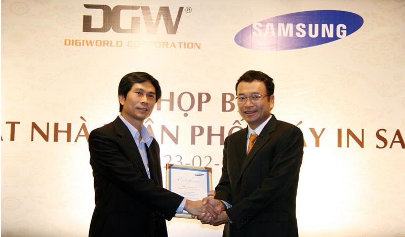 Digiworld Corporation phân phối độc quyền máy in Samsung