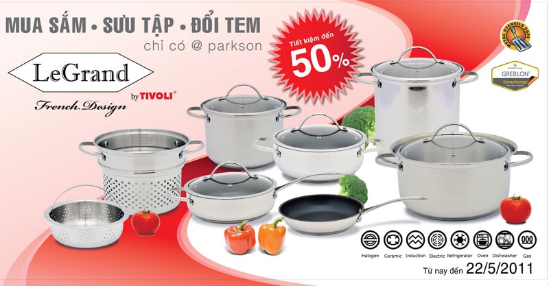 LeGrand by Tivoli có mặt trên toàn bộ hệ thống Parkson