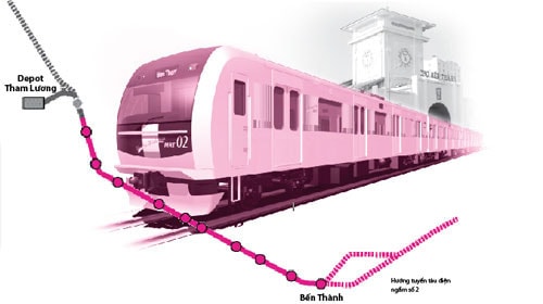 TP.HCM: Năm 2012 khởi công xây dựng các tuyến monorail