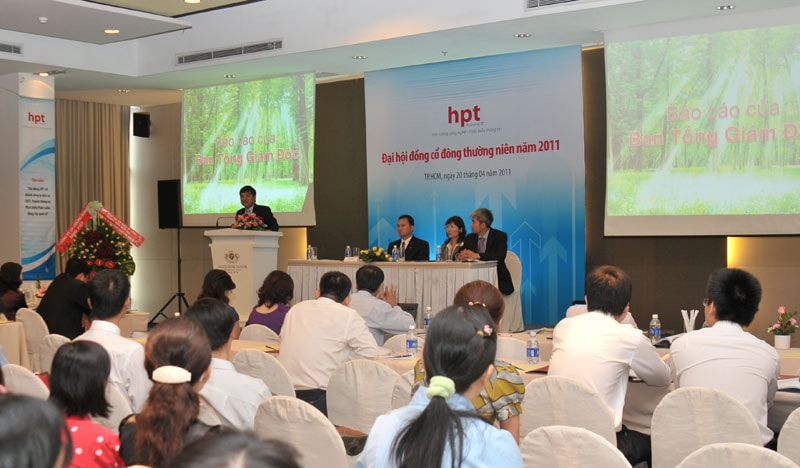 HPT trước thềm đại hội cổ đông thường niên năm 2011