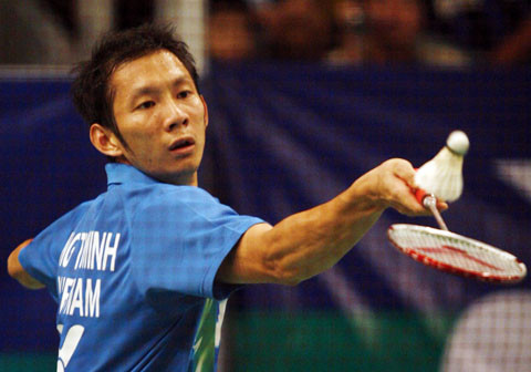 Tiến Minh thắng trận đầu ở giải cầu lông châu Á