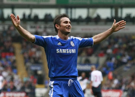 Lampard lập hat-trick, Chelsea “vùi dập” Bolton