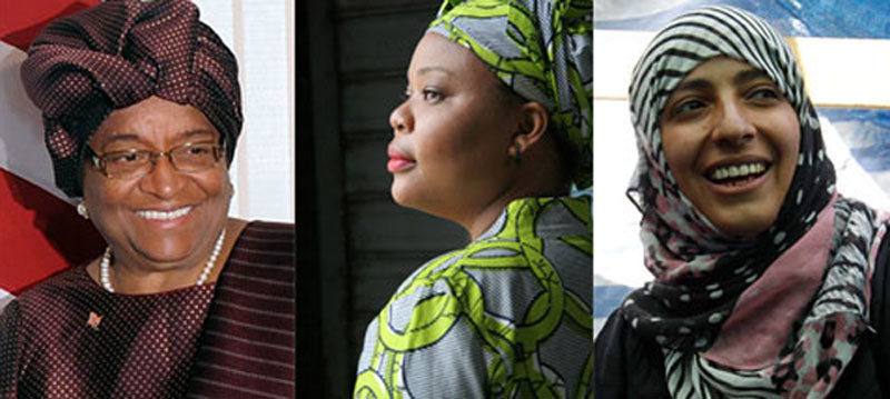 Nobel Hòa bình 2011 về tay 3 phụ nữ châu Phi 