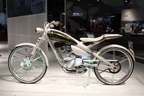 Xe đạp Yamaha chạy xăng