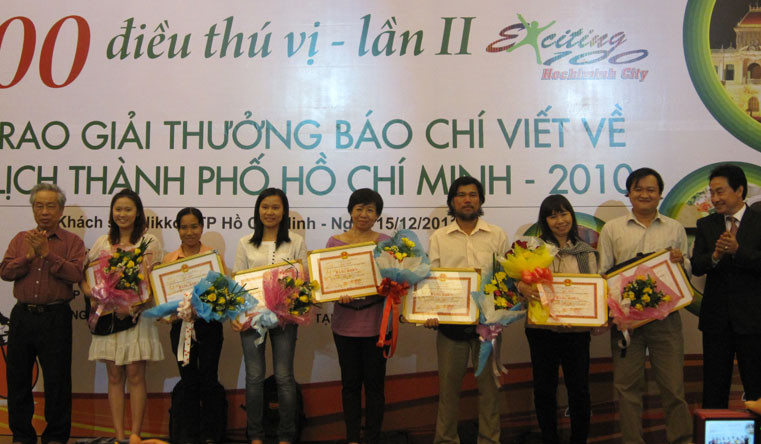 Giải thưởng Báo chí viết về Du lịch TP.HCM năm 2010