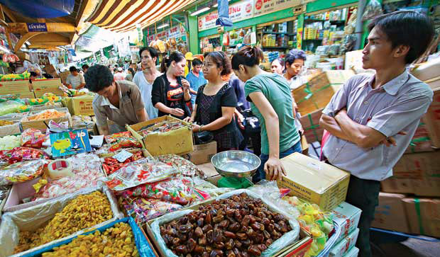 Định vị hàng Việt ở chợ