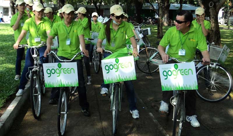 Parkson VN tổ chức “Ngày đạp xe vì môi trường”