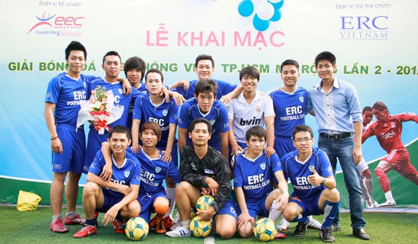 ERC Việt Nam tài trợ Giải bóng đá các CLB Phóng viên TP.HCM