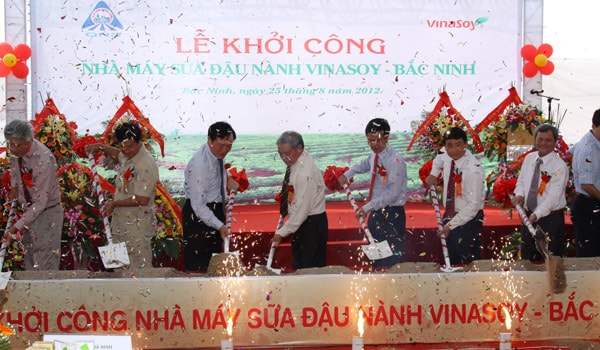 Động thổ xây dựng nhà máy sữa đậu nành Việt Nam Vinasoy - Bắc Ninh