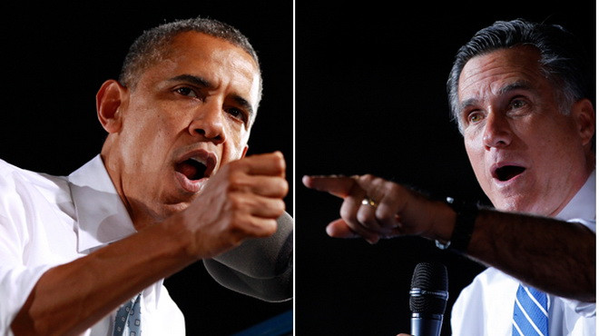 Bão tan, Obama và Romney tiếp tục đấu nhau