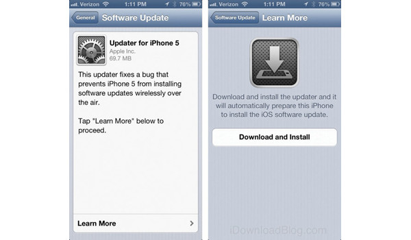 Apple nâng cấp iOS lên bản 6.0.1