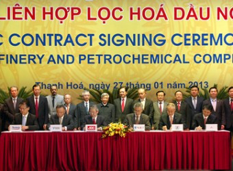 Ký hợp đồng EPC dự án lọc hóa dầu Nghi Sơn tổng vốn 9 tỉ USD