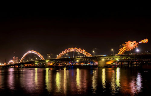 Cầu Rồng Đà Nẵng sẽ tranh giải chiếu sáng mỹ thuật quốc tế