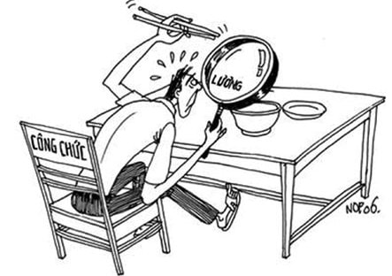 Lương thấp, sao vẫn “làm Nhà nước