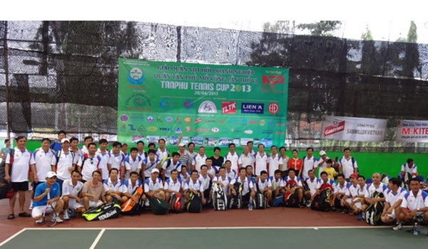 Bảng điểm VĐV cho tennis phong trào của doanh nhân TP.HCM