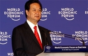 Thủ tướng dự Hội nghị WEF Đông Á 2013