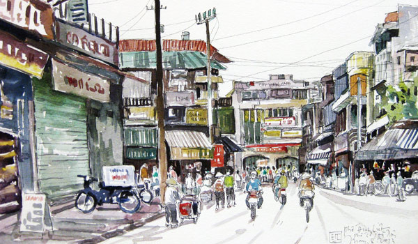 Hà Nội qua ký họa của Etcetera Nguyễn
