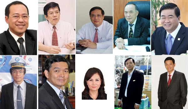 10 doanh nhân TP.HCM đạt Doanh nhân tiêu biểu 2013