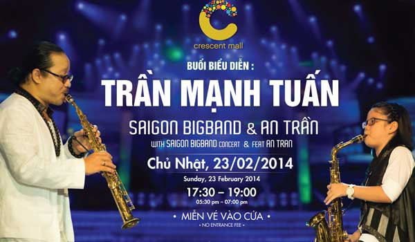 Đêm hòa nhạc của saxophone Trần Mạnh Tuấn và con gái