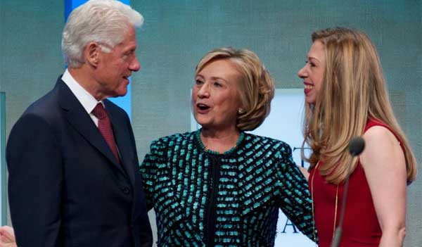 Vợ chồng Bill Clinton 