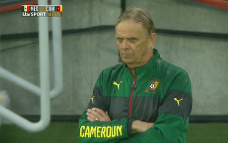 Gương mặt của Huấn luyện viên Cameroon