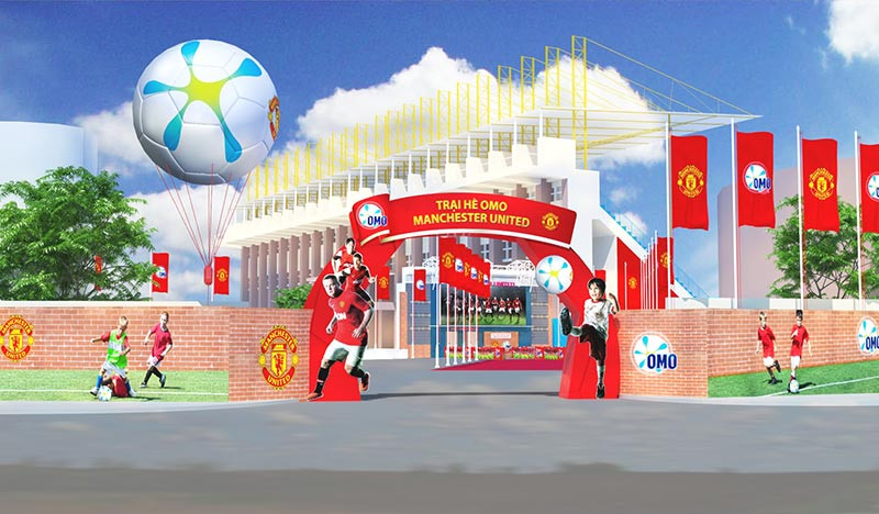 Trại hè OMO – Manchester United hoành tráng cho trẻ em