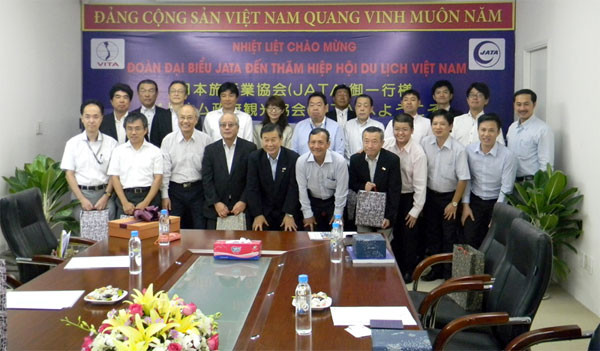 Hiệp hội Du lịch Nhật Bản thăm Hiệp hội Du lịch Việt Nam