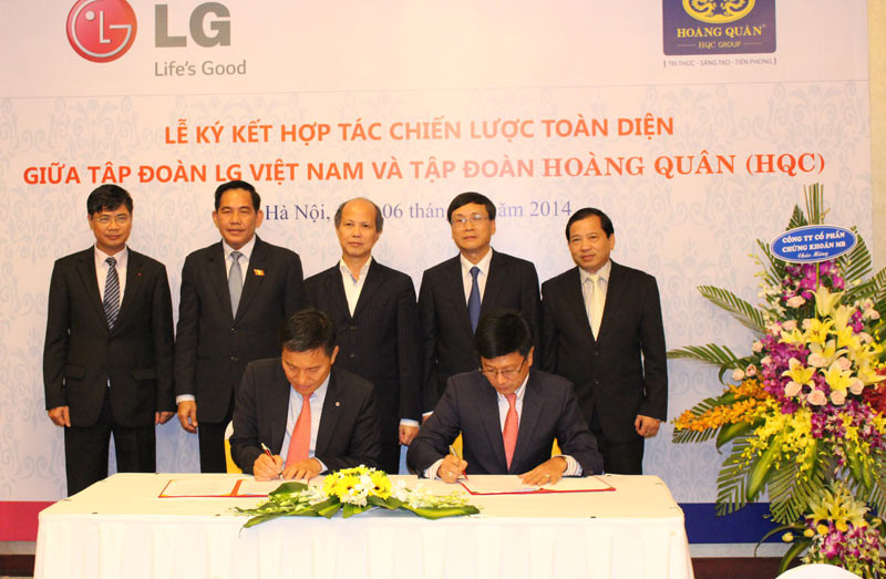 LG hợp tác với Hoàng Quân Group