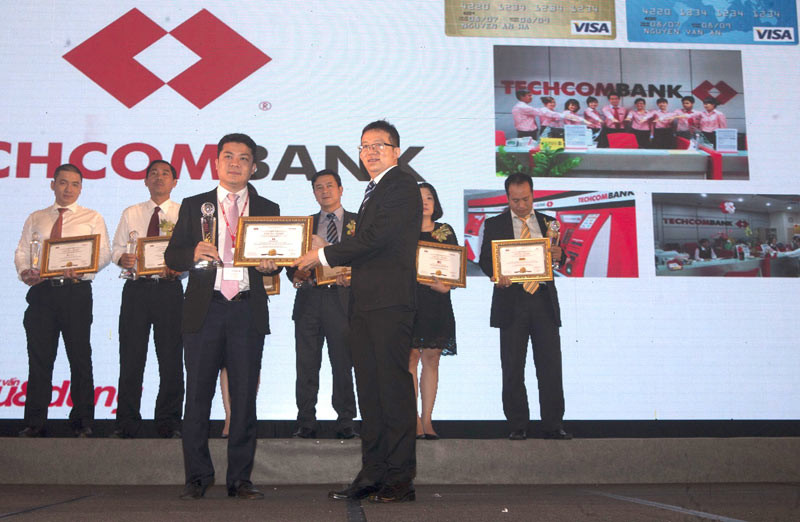 Techcombank đạt giải tin và dùng Việt Nam 2014