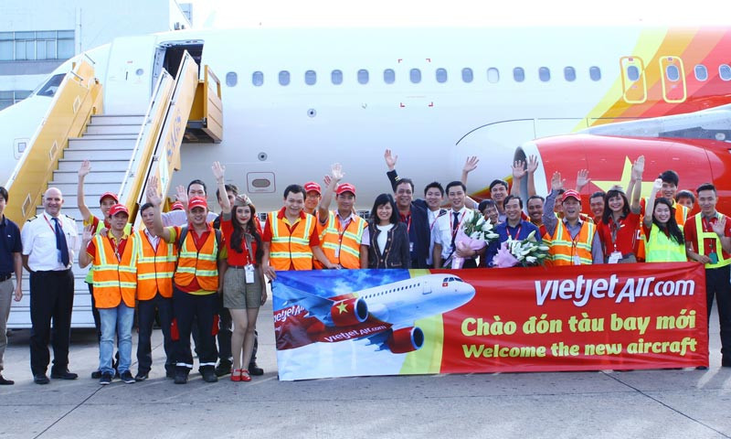 Vietjet tiếp tục nhận máy bay theo hợp đồng với Airbus