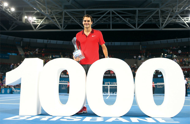 1.000 trận thắng - cột mốc vĩ đại của Federer 