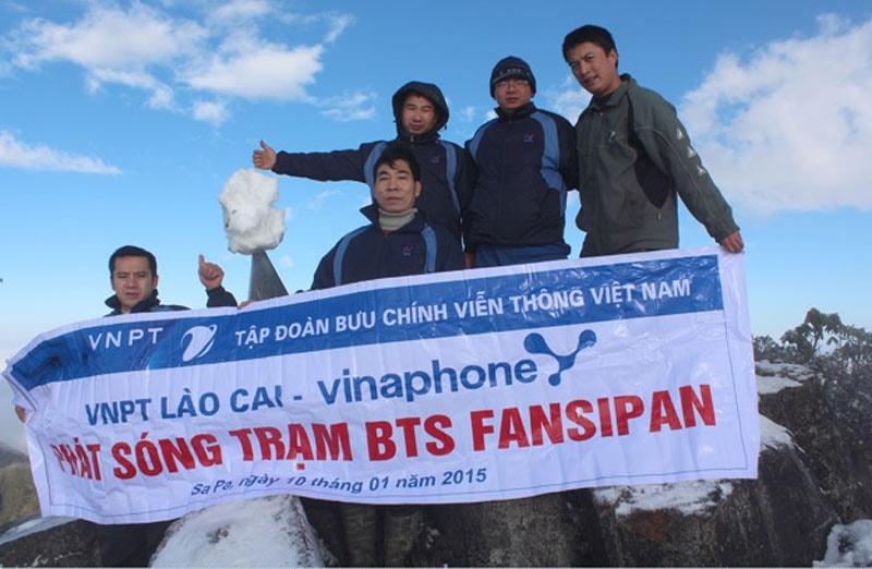 VinaPhone phủ sóng Fansipan