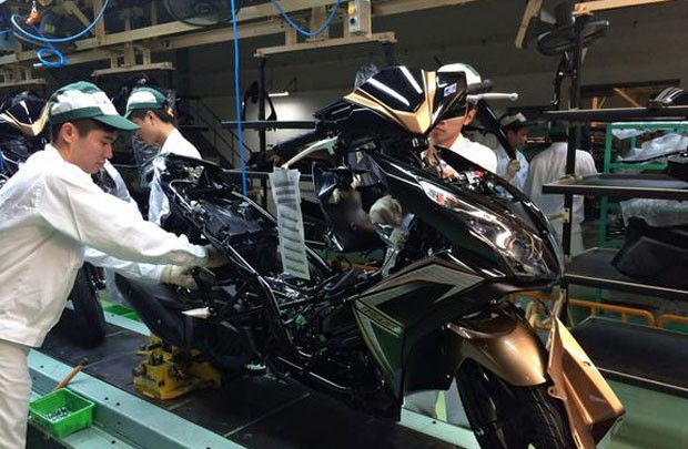 Honda sẽ xuất 100.000 xe máy sản xuất tại Việt Nam trong 2015